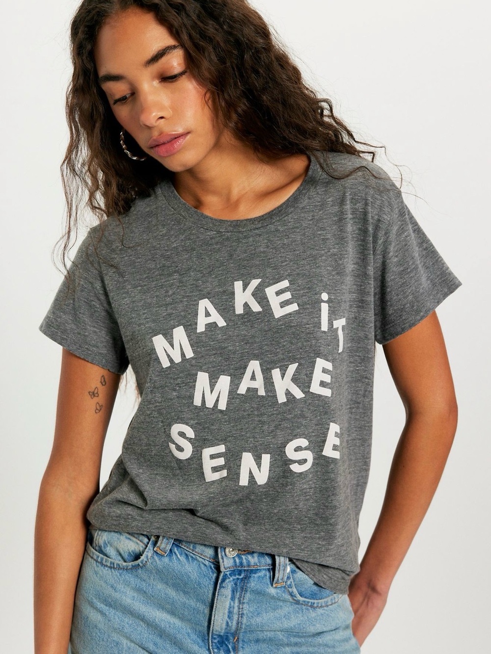 MOTHER Graphic Tee "Make It Make Sense"